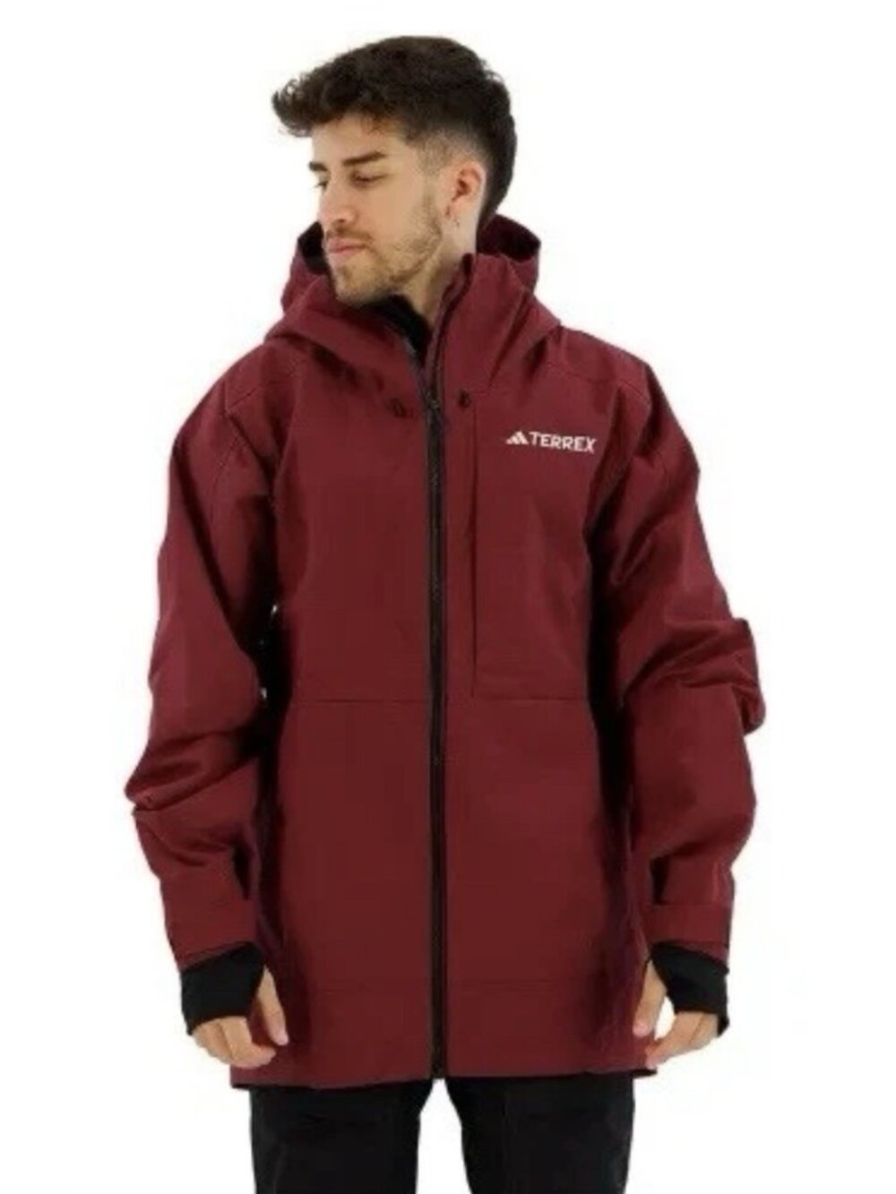 Adidas Terrex Gore-Tex Shell Jacket Men's M Maroon NWT